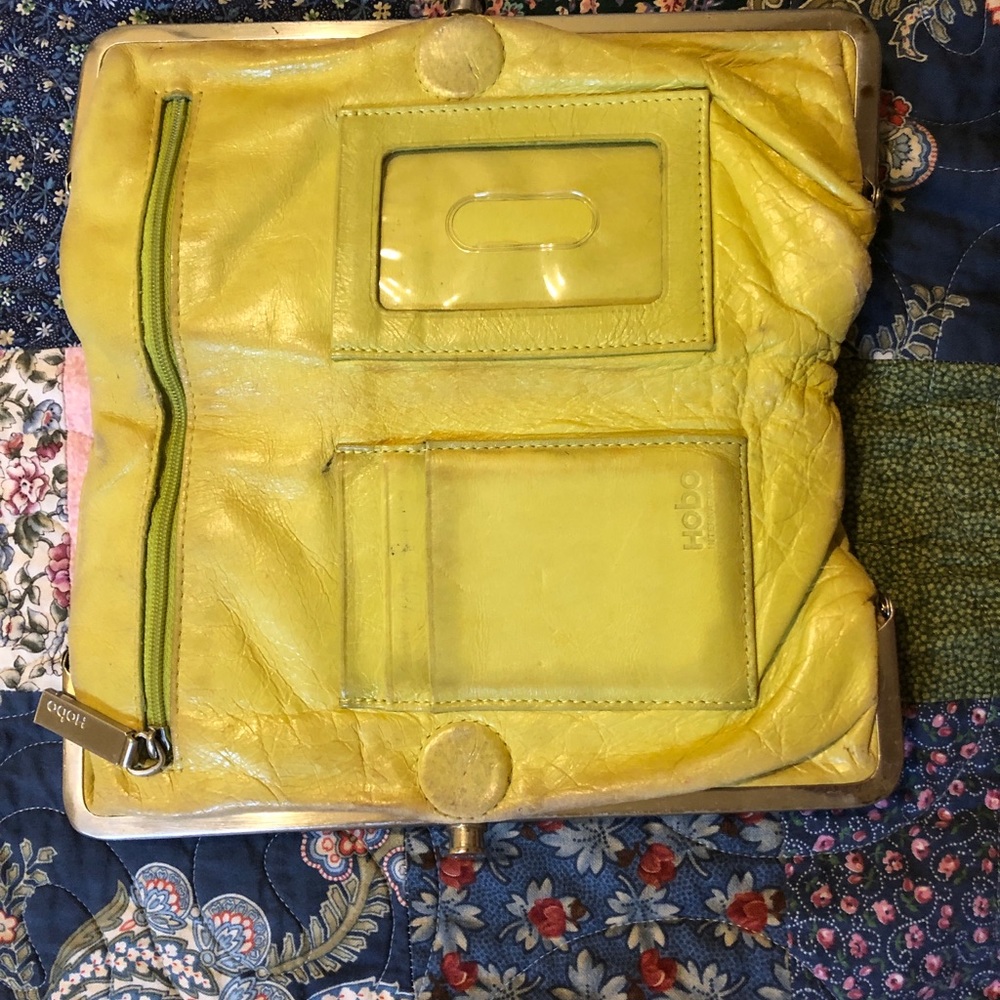Yellow Hobo wallet